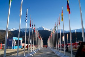 Women's Downhill Venue, Sochi.